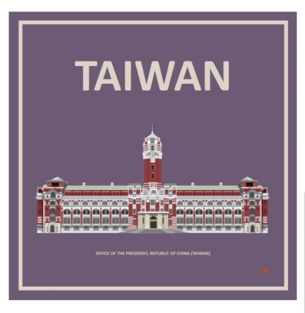 Presidential Office Building Scarf - Purple 