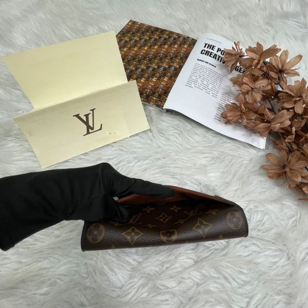 【12期0利率】 LV經典Monogram帆布Sarah長夾【9成新】 