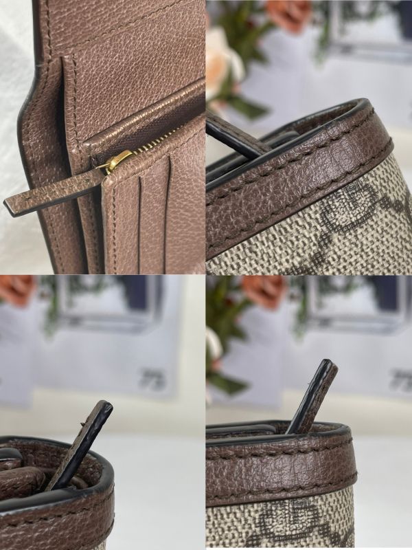 【12期0利率】GUCCI Ophidia 三折拉鍊短夾【9成新】 