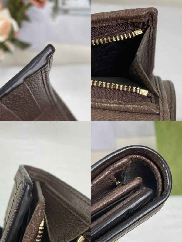 【12期0利率】GUCCI Ophidia 三折拉鍊短夾【9成新】 