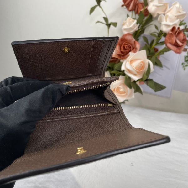 【12期0利率】GUCCI Ophidia 三折拉鍊短夾【9成新】 