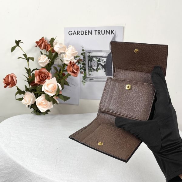 【12期0利率】GUCCI Ophidia 三折拉鍊短夾【9成新】 