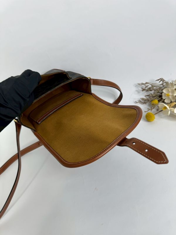 【分期0利率】CELINE Triomphe帆布中型Folco手袋 【9成新】 