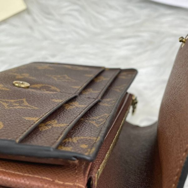 【12期0利率】 LV經典Monogram帆布Sarah長夾【9成新】 