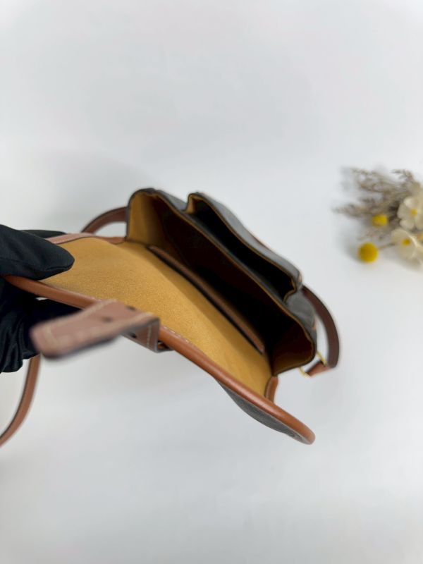 【分期0利率】CELINE Triomphe帆布中型Folco手袋 【9成新】 