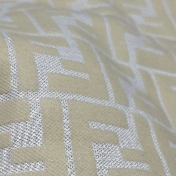 【12期0利率】【99成新】FENDI 白色緹花T恤 L SIZE (5折) 