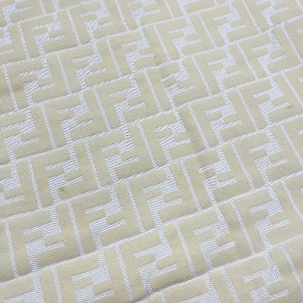 【12期0利率】【99成新】FENDI 白色緹花T恤 L SIZE (5折) 