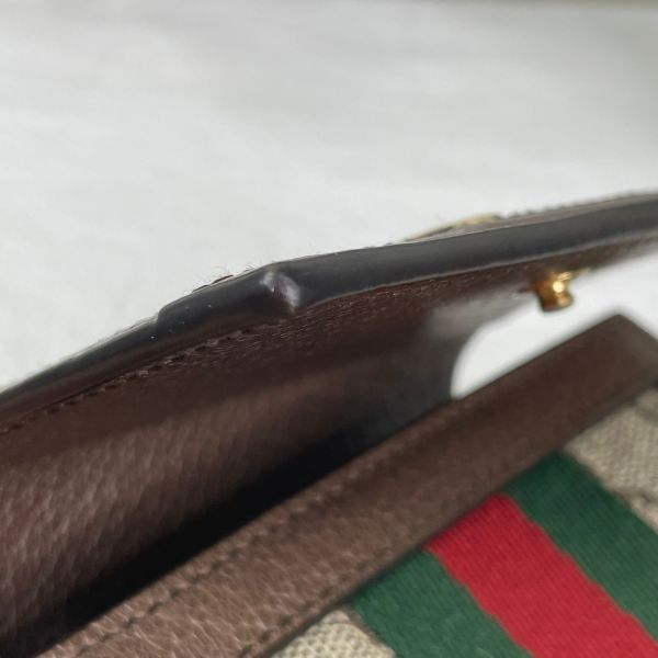 【12期0利率】GUCCI Ophidia 三折拉鍊短夾【9成新】 