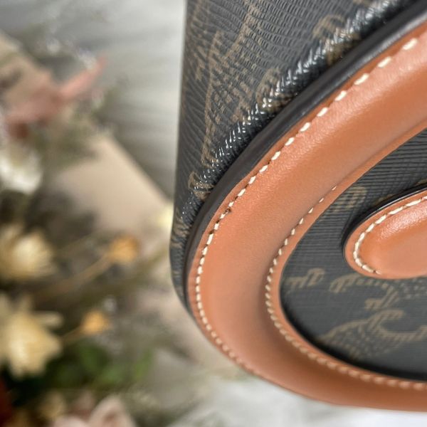 【95新】【12 期 0 利率】Celine 中號老花月餅包 