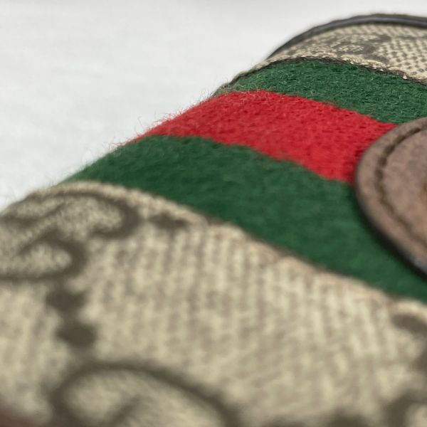 【12期0利率】GUCCI Ophidia 三折拉鍊短夾【9成新】 