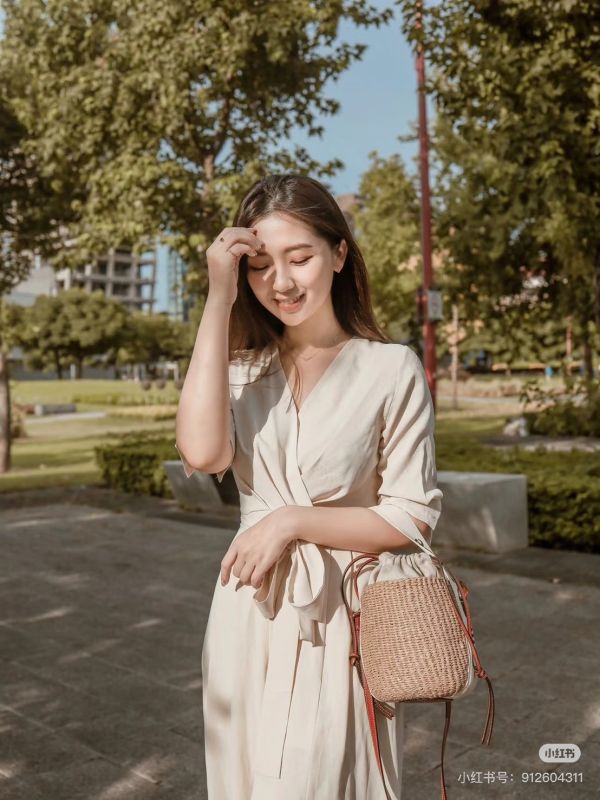 【分期0利率】Chloe 草編束口圓筒包【95成新】 