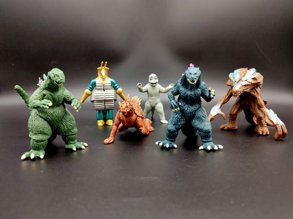 BANDAI GODZILLA 哥吉拉 轉蛋 HG NO.6 全6種 中古品-C級 
