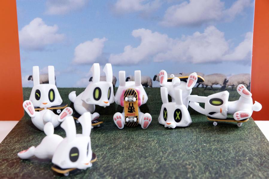 BOUNCE 棒小兔 滑板 轉蛋 全套六款(不含隱藏) 