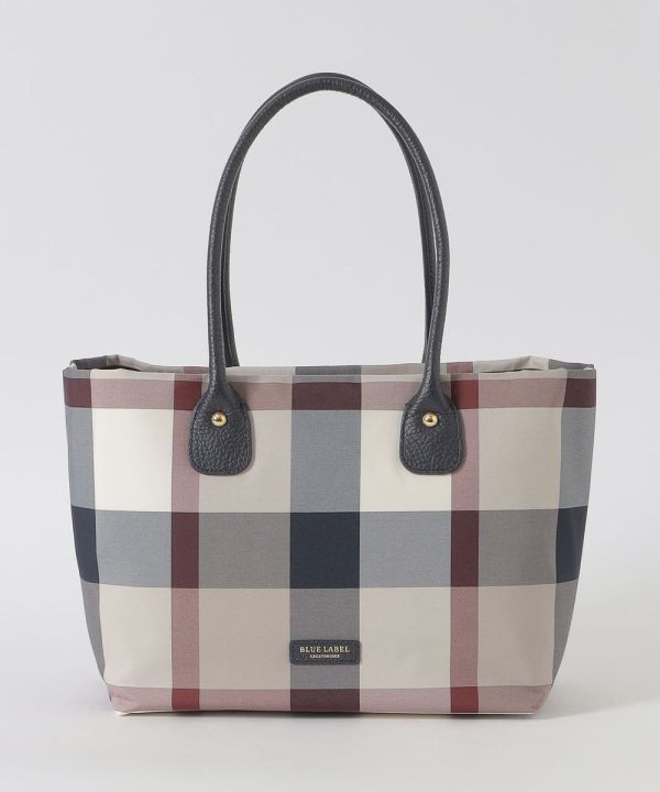 Blue Label Crestbridge 格紋 PVC 托特包(共三色) BLUE LABEL CRESTBRIDGE,格紋,PVC,托特包