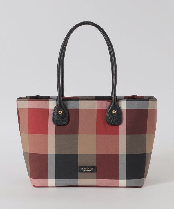 Blue Label Crestbridge 格紋 PVC 托特包(共三色) BLUE LABEL CRESTBRIDGE,格紋,PVC,托特包