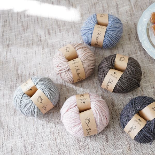 Hara Wool - Knitworm こんにちは毛線 並太 - 貓耳帽線材單顆賣場 