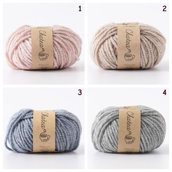 Hara Wool - Knitworm こんにちは毛線 並太 - 貓耳帽線材單顆賣場 