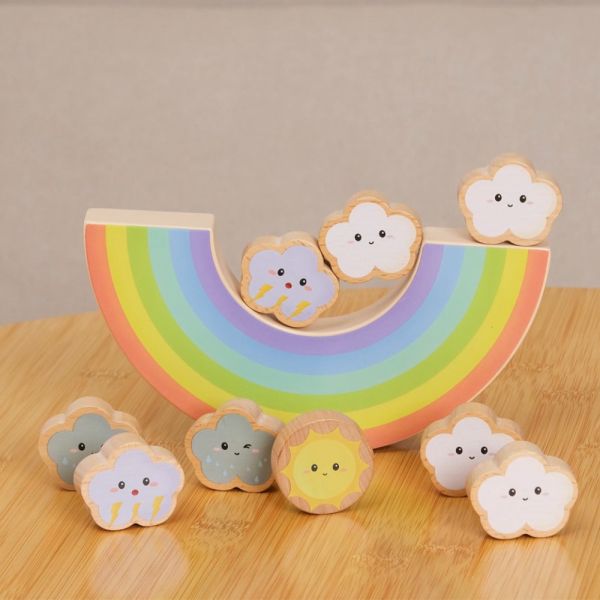 彩虹平衡遊戲 Rainbow Balancing｜彩虹雲朵疊疊積木 ．適合18個月以上【德國Classic World客來喜經典木玩】 德國木玩具,德國玩具,客來喜,德國客來喜,德國classicworld,classicworld,classicworld台灣代理,classicworld獨家代理,德國設計玩具,玩具,木玩,經典木玩,木製玩具,木質玩具,兒童玩具,寶寶玩具,益智,益智玩具,安全玩具,無甲醛,零甲醛,無毒,環保漆,手眼協調,視覺發展玩具,智能發展玩具,視覺專注,想像力,積木玩具,邏輯力,拼圖,熊熊套圈圈,套圈圈,熊