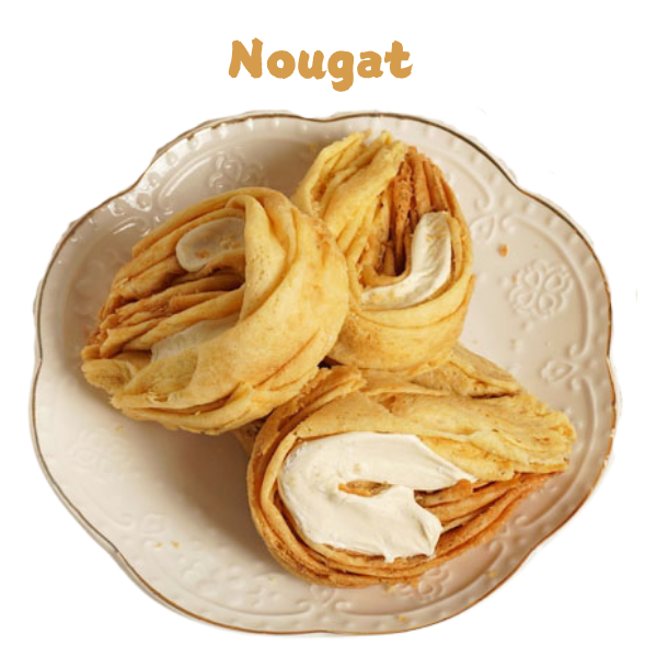 牛軋糖打卡奶酥．10入盒裝．220g 牛軋糖打卡奶酥, 包餡手工蛋捲, 台中伴手禮, 台灣甜點推薦, Q彈牛軋糖, 宅配點心推薦, 下午茶甜點, SGS認證甜點, 食品級PP5盒, 小麥纖維盤, 全台首創蛋捲, 甜而不膩奶酥