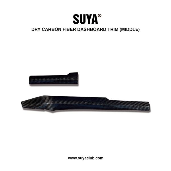 FloKraft DRY Carbon Fiber Dashboard Trim (Middle) For 2023+ SUBARU WRX (VB) / Wagon (VN) 