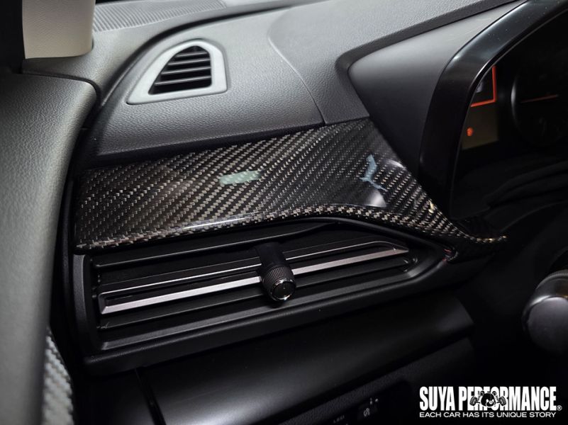 FloKraft DRY Carbon Fiber Dashboard Trim (Top) For 2023+ SUBARU WRX (VB) / Wagon (VN) 