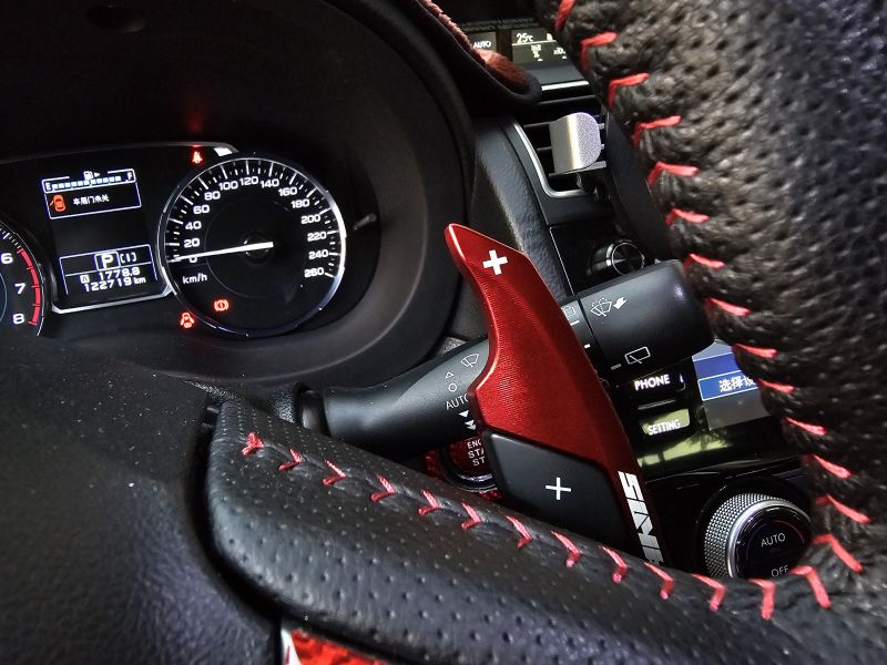 SUYA 鋁合金加長換檔撥片 For SUBARU SUBARU,WRX,Levorg,Forester,XV,Legacy,BRZ,outback,86