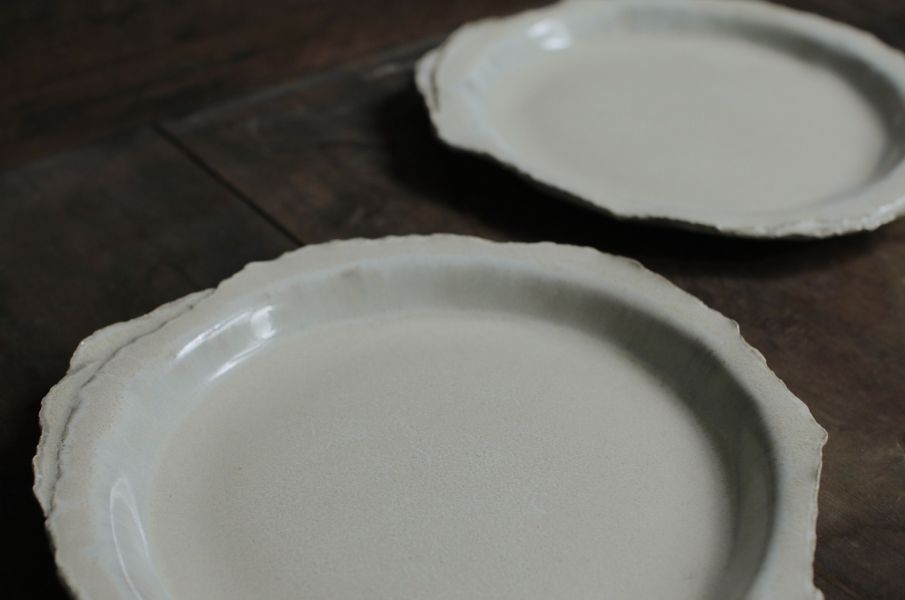 王瑞竺｜層｜奶油圓皿 