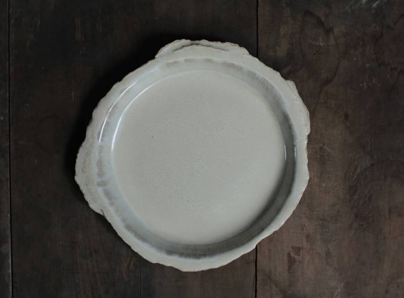 王瑞竺｜層｜奶油圓皿 