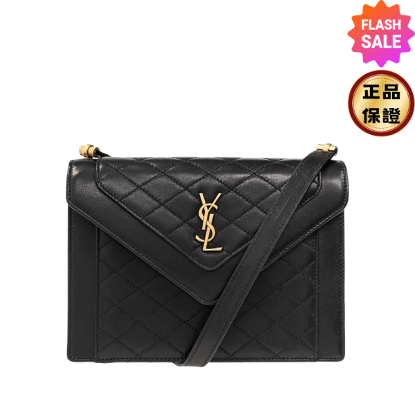 Saint Lauent 685574 YSL 絎縫小羊皮迷你 黑色Gaby 包 Saint Laurent迷你包, YSL Gaby包, 小羊皮迷你包, 黑色迷你包推薦, 絎縫包包, 高端奢華手拿包, 可調肩帶包包, 名牌包, 斜挎包搭配, 時尚手提包。