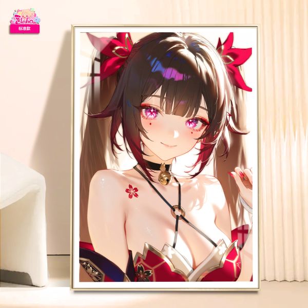 阿喵畫社 半身迎辰火花 裝飾畫 