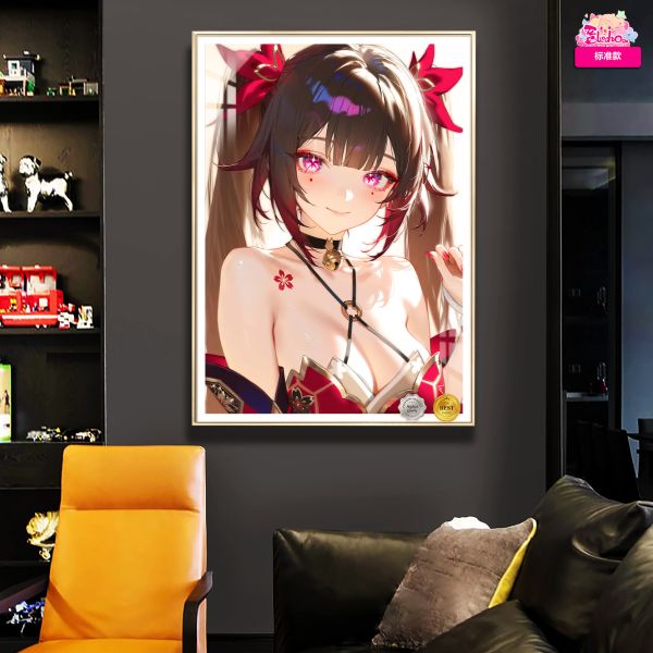 阿喵畫社 半身迎辰火花 裝飾畫 