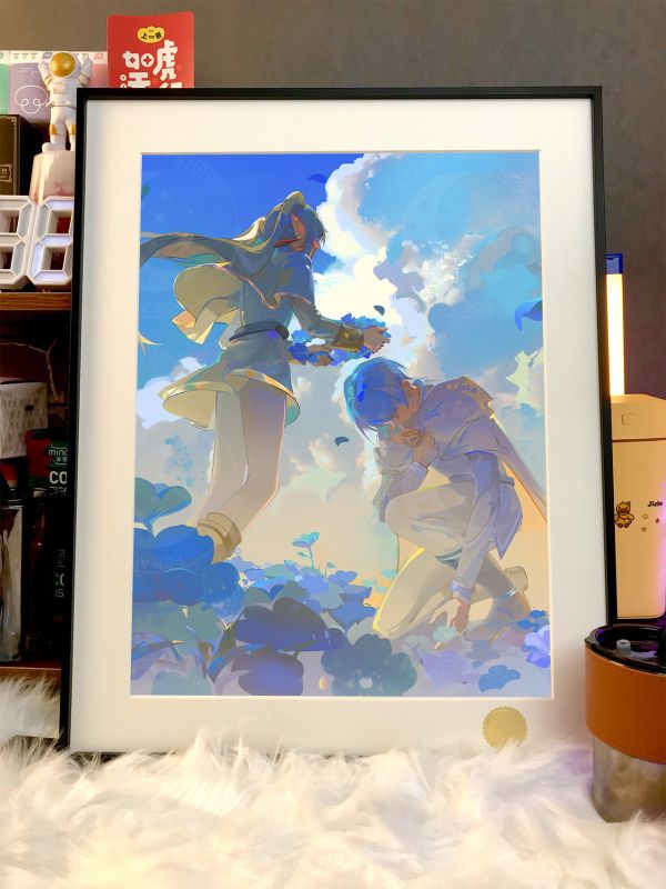 星空《花之王冠》葬送的芙莉蓮裝飾畫 