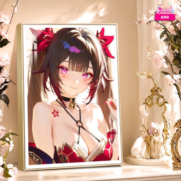 阿喵畫社 半身迎辰火花 裝飾畫 