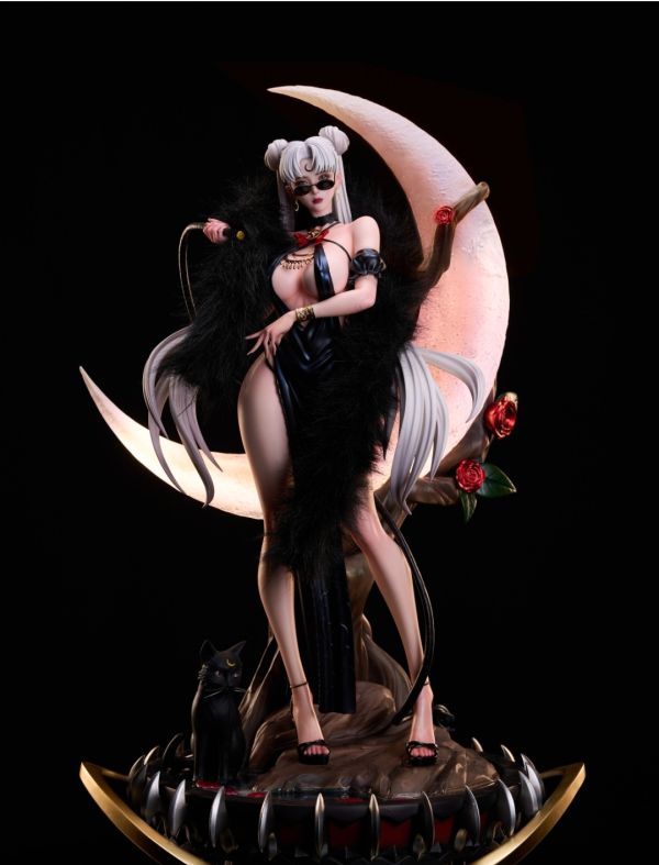 mu studio 暗黑水冰月雕像 