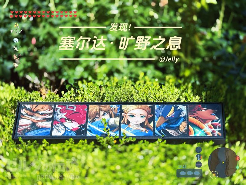 原畫師Jelly×神秘畫廊 《塞爾達傳說》收藏級油畫布裝飾畫 