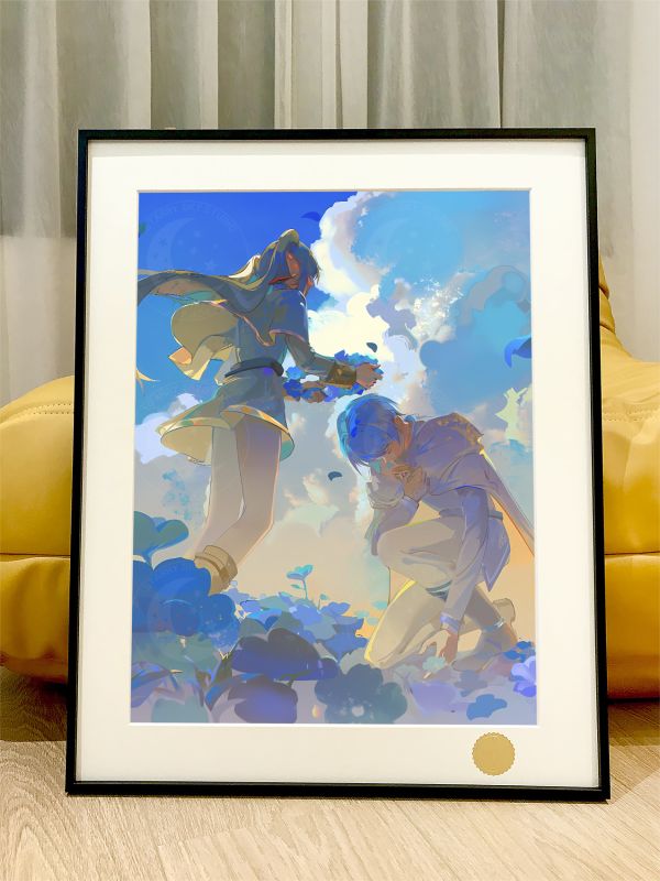 星空《花之王冠》葬送的芙莉蓮裝飾畫 