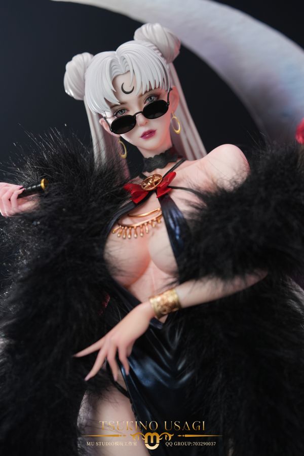 mu studio 暗黑水冰月雕像 