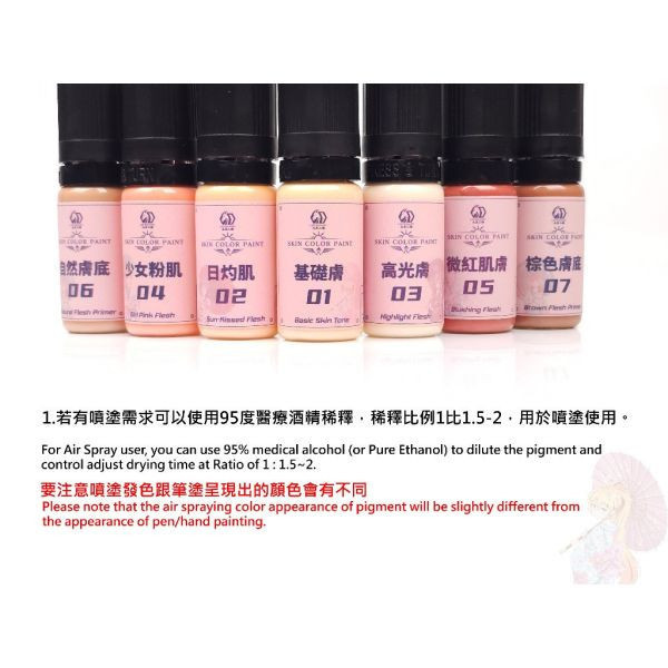 九五二漆 水性筆塗 11ML 筆塗 膚色 SCP-02日灼膚 九五二漆 水性筆塗 11ML 筆塗 膚色 SCP-02日灼膚