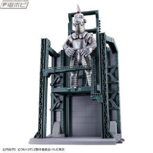 日本PB魂商店限定 超人力霸王Z 特空機2號溫達姆＆特空機收納庫展示台套組(無賽文迦) 