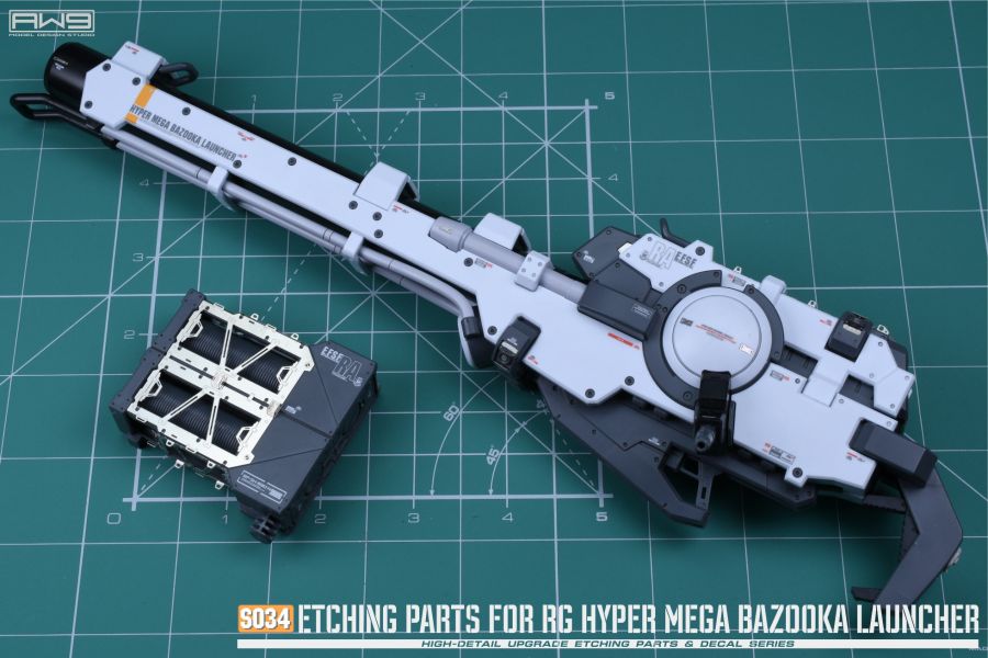 鋼魂 AW9 S34 S034 1/144 RG PB 海牛鋼彈米家粒子砲蝕刻片水貼改套 