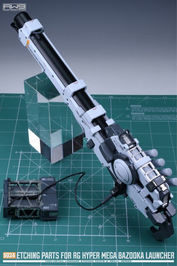 鋼魂 AW9 S34 S034 1/144 RG PB 海牛鋼彈米家粒子砲蝕刻片水貼改套 