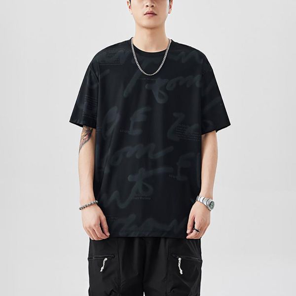 逸悠潮流印花短袖 - 1配色 幕峰,班服,團服,外套,褲子,襯衫,男裝,牛仔褲,網路購物,購物