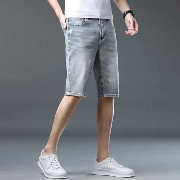 塵翼重磅彈力休閒牛仔短褲 - 1配色 幕峰,男裝,牛仔褲,襯衫,外套,特賣會,褲子,網路購物,購物,活動
