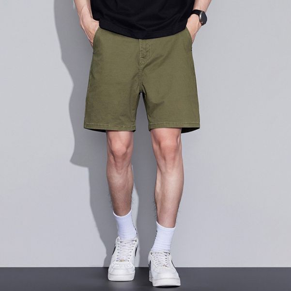 馳格休閒直筒四分短褲 - 4配色 幕峰MuFeng,男裝,四分短褲,直筒短褲,休閒褲,百搭男裝,褲子,網路購物,2025,時尚潮流