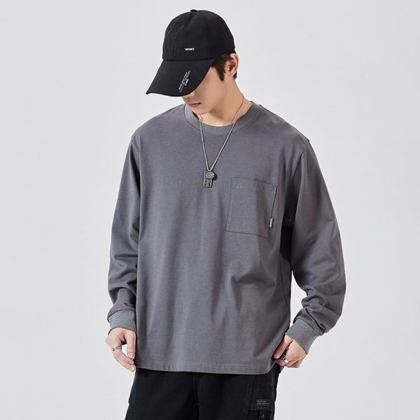 潤倪圓領休閒長袖 - 1配色 幕峰,班服,團服,外套,褲子,襯衫,男裝,牛仔褲,網路購物,購物