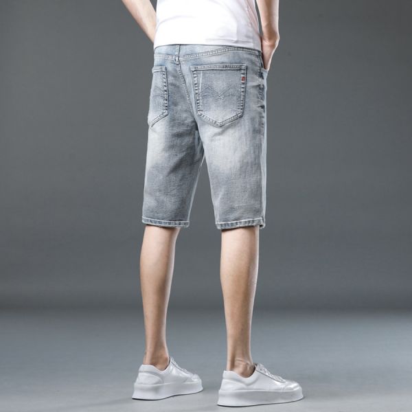 塵翼重磅彈力休閒牛仔短褲 - 1配色 幕峰,男裝,牛仔褲,襯衫,外套,特賣會,褲子,網路購物,購物,活動