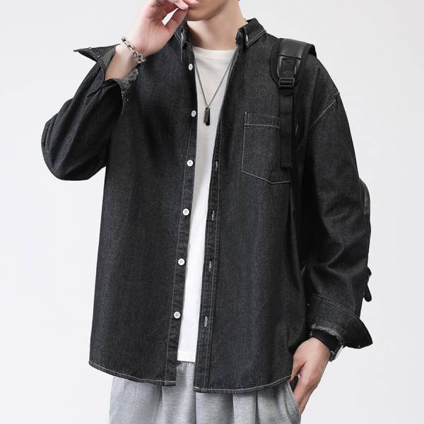 清淞休閒牛仔薄外套 - 3配色 幕峰,班服,團服,外套,褲子,襯衫,男裝,牛仔褲,網路購物,購物