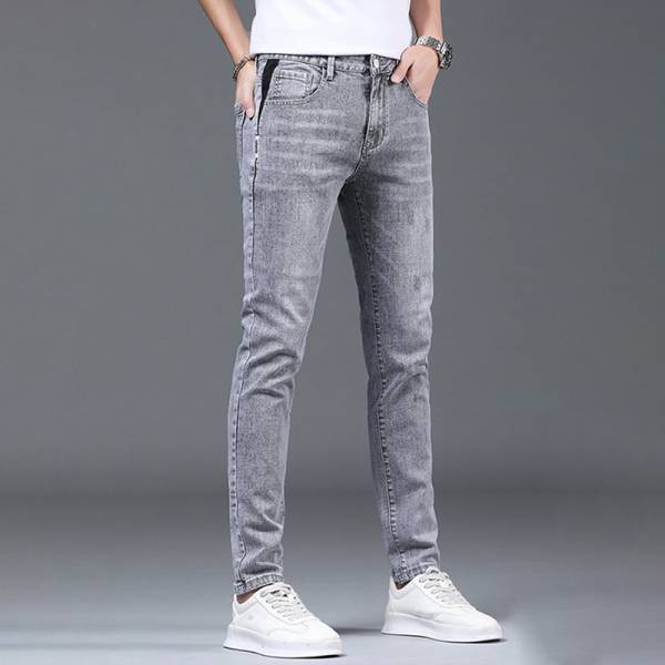 雪城彈力牛仔長褲 - 1配色 幕峰,Mufeng,牛仔,流行,上衣,褲子,外套,穿搭,印花,服飾