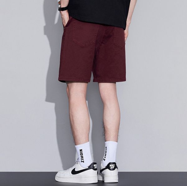 馳格休閒直筒四分短褲 - 4配色 幕峰MuFeng,男裝,四分短褲,直筒短褲,休閒褲,百搭男裝,褲子,網路購物,2025,時尚潮流