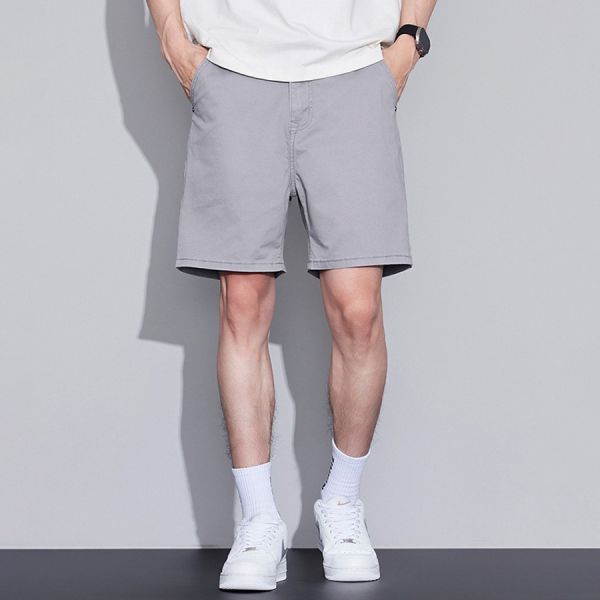 馳格休閒直筒四分短褲 - 4配色 幕峰MuFeng,男裝,四分短褲,直筒短褲,休閒褲,百搭男裝,褲子,網路購物,2025,時尚潮流